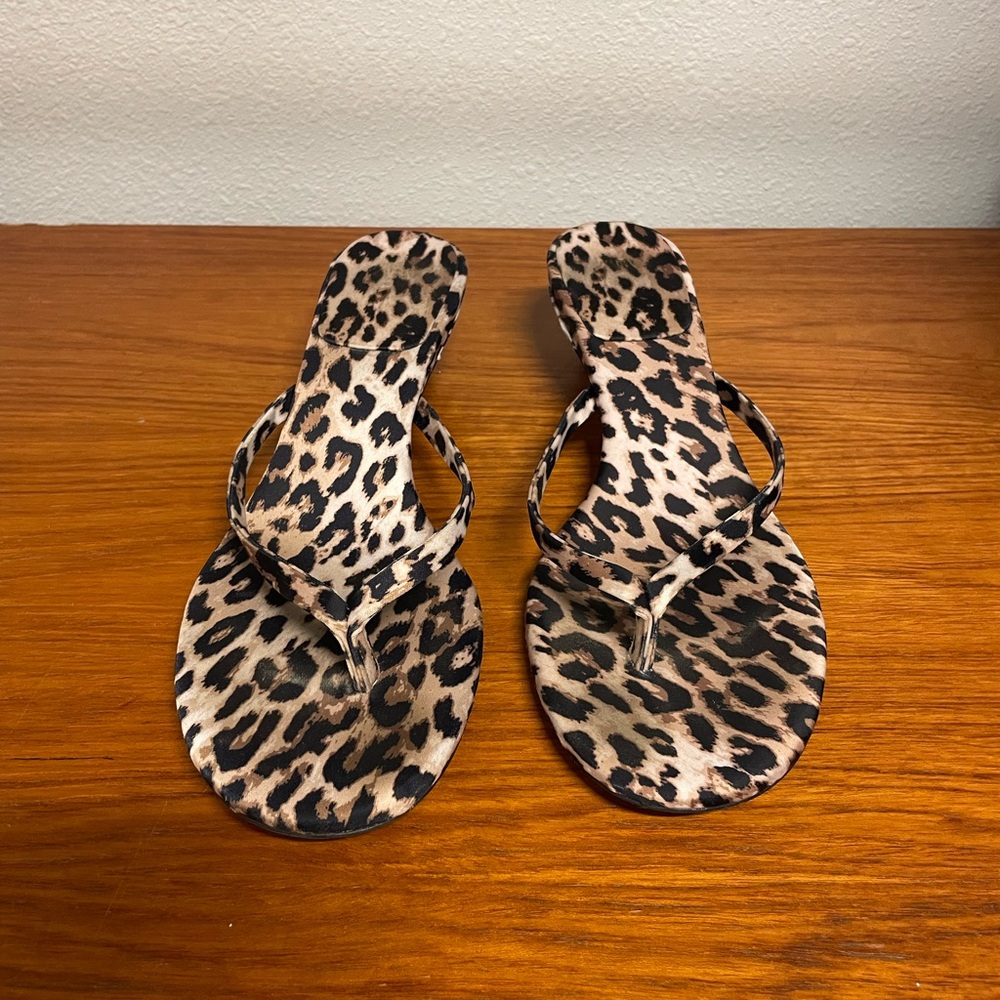 Leopard Print Women's Kitten Heels
